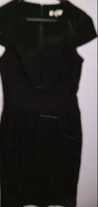Ladies Vintage Black Size Medium Dress